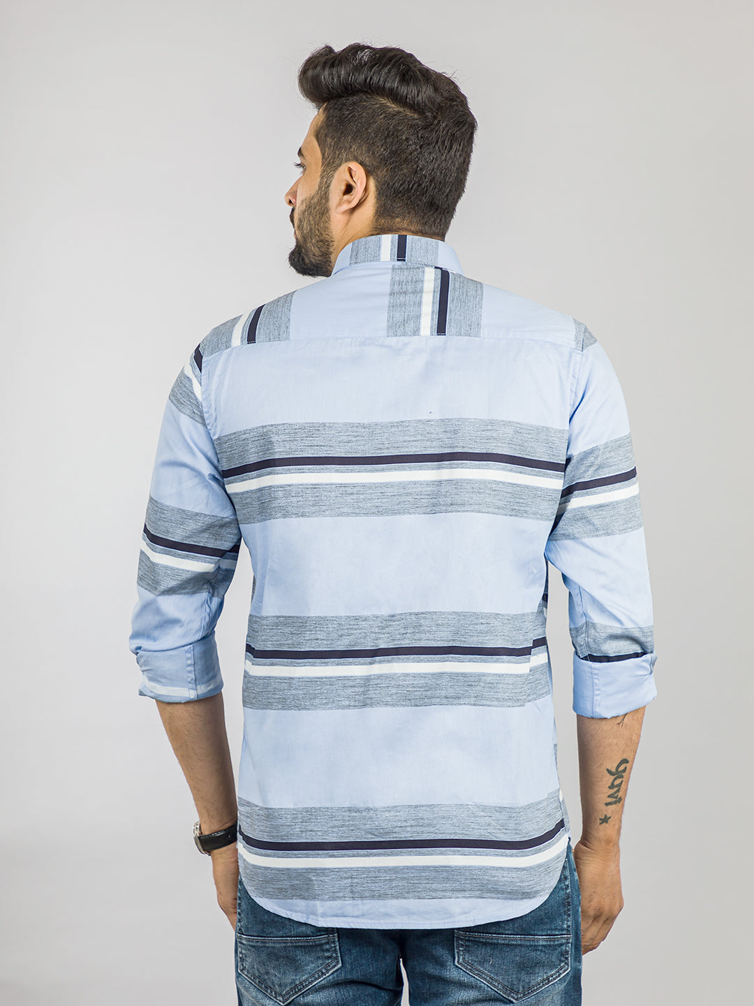 Stripes Ice Blue Shirt