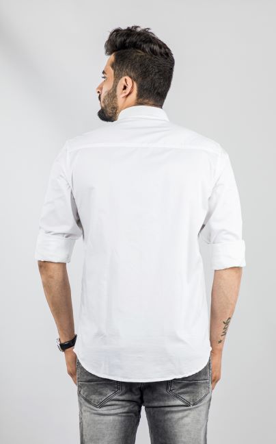 Solid White Shirt