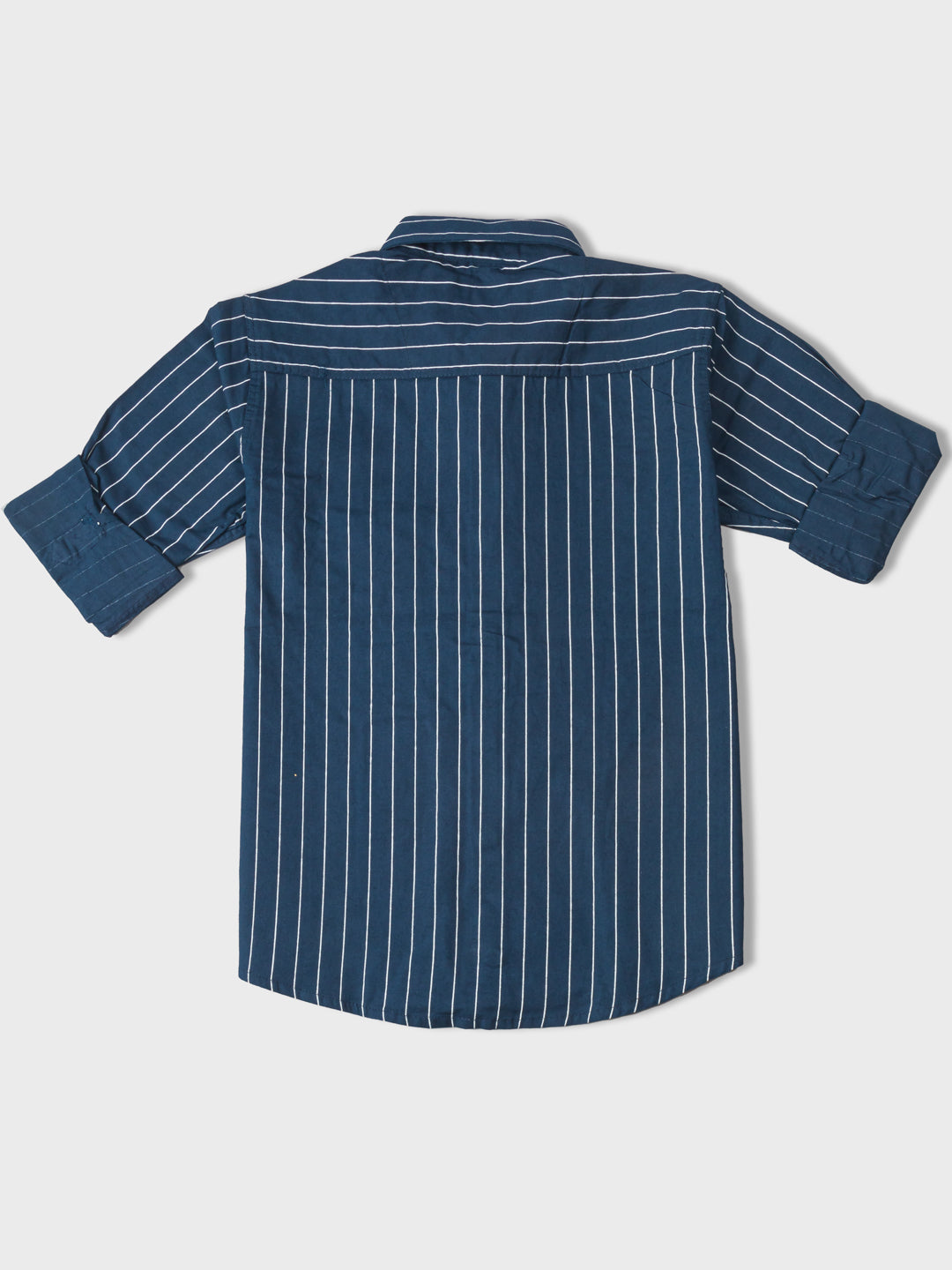 Kid's Indigo Dye Blue PIn Stripe Shirt
