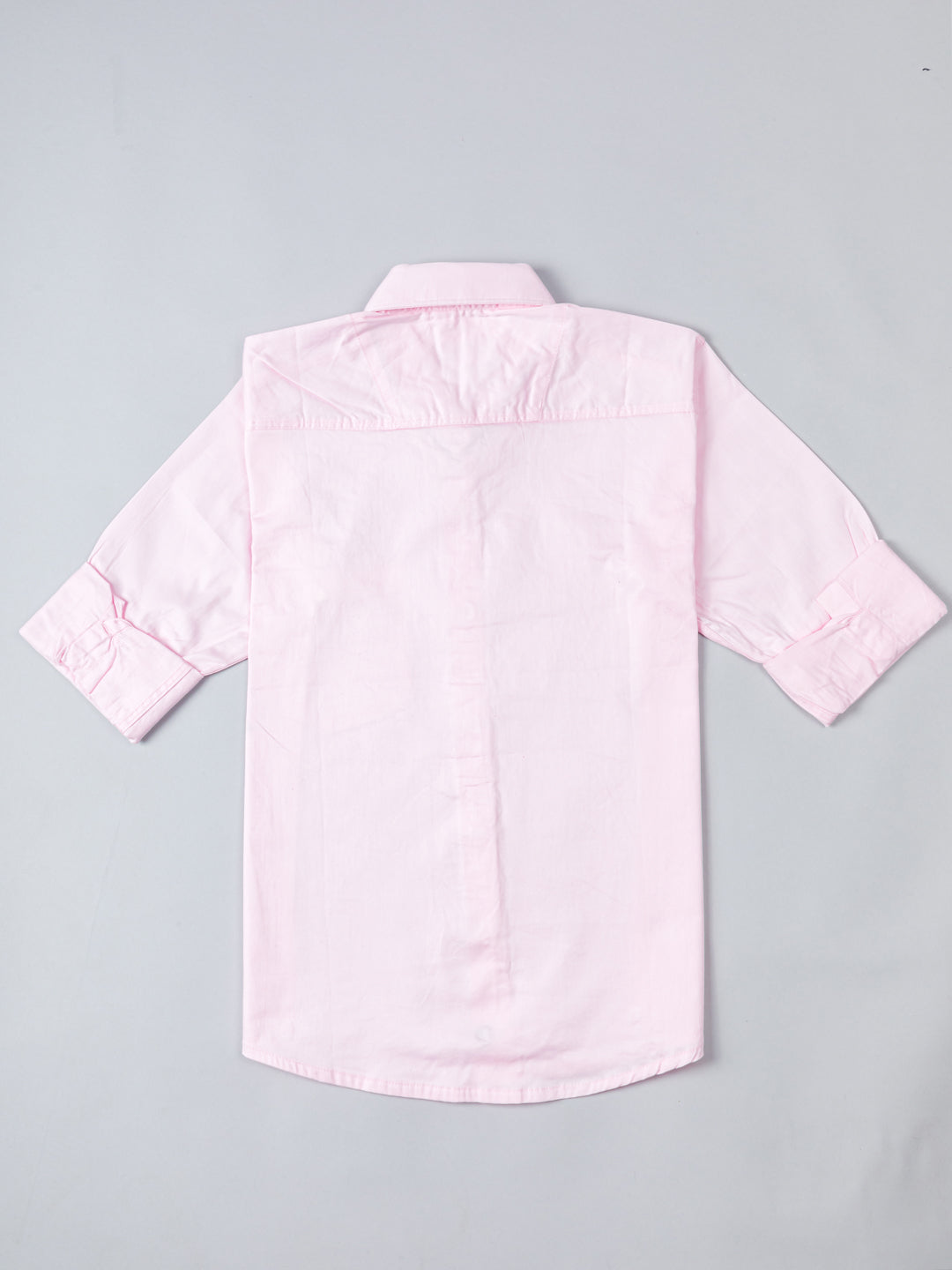 Kid's Solid Icy Pink Shirt